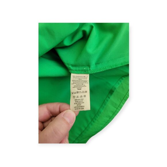 Anthropologie Green Puff Sleeve Cocktail Dress by Mare Mare - Picture 10 of 12